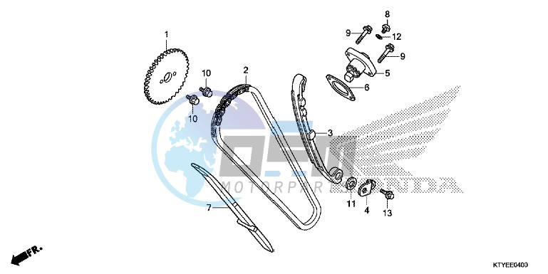 CAM CHAIN/ TENSIONER