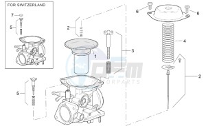 Leonardo 250 st (eng. Yamaha) drawing Carburettor I