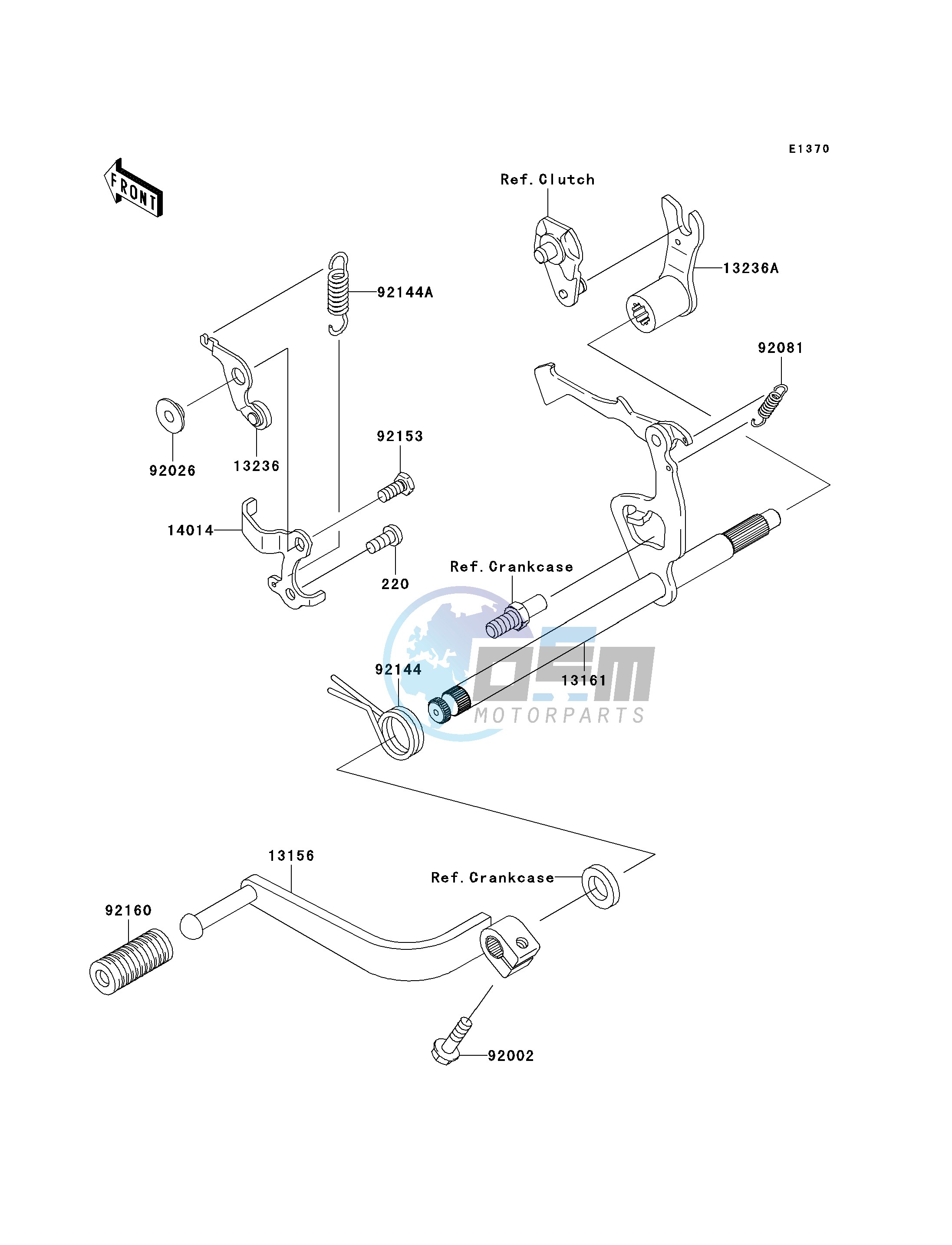 GEAR CHANGE MECHANISM