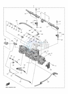 YZF1000 YZF-R1 (B3L1) drawing INTAKE 2