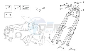 Tuono 1000 v4 R APRC ABS drawing Frame II