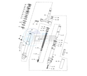 NS AEROX 50 drawing FRONT FORK