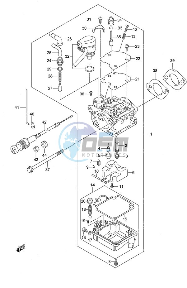 Carburetor Non-Remote Control