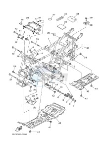 YFM450FWAD YFM450PHF GRIZZLY 450 EPS HUNTER (2LCA) drawing FRAME