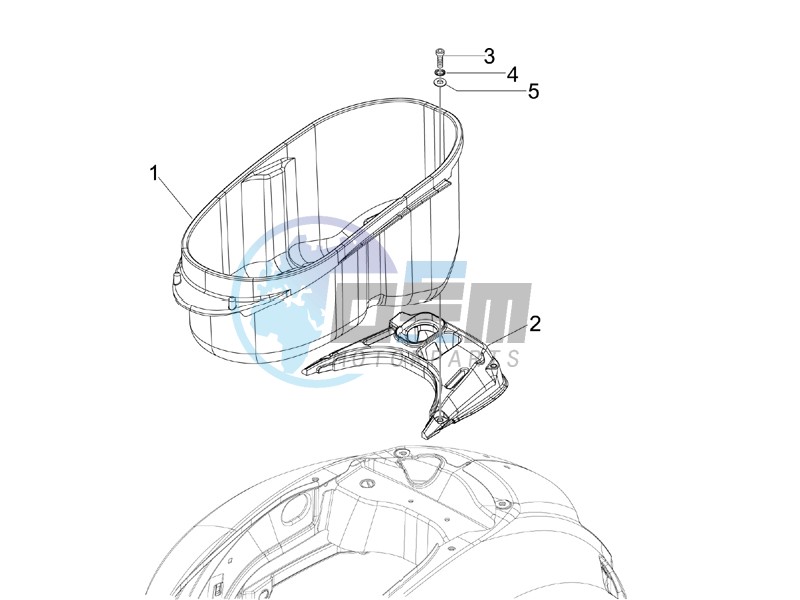 Helmet housing - Undersaddle