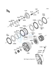 NINJA_ZX-10R_ABS ZX1000KDF FR XX (EU ME A(FRICA) drawing Clutch