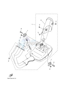 MTT690-A MT-07 TRACER TRACER 700 (BC61 BC61 BC61) drawing EXHAUST