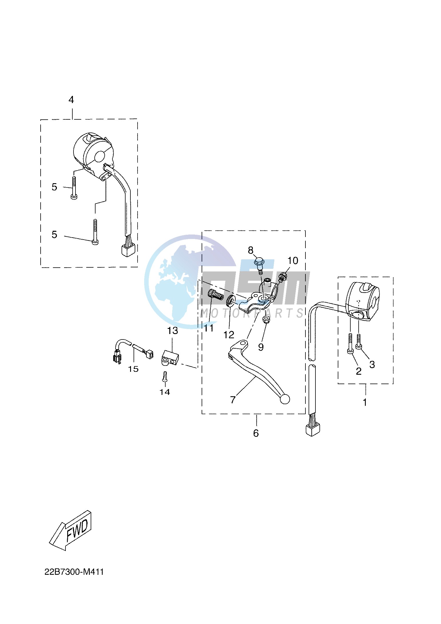 HANDLE SWITCH & LEVER