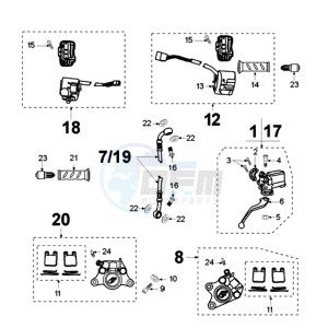 STAR ADV2 EU drawing BRAKE SYSTEM