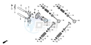 SH300A drawing CAMSHAFT/VALVE