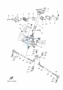 YFM700FWAD YFM70GPAK (B4FF) drawing STEERING