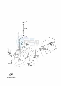 FT50JETL drawing LOWER-CASING-x-DRIVE-2