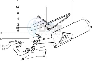 Sfera RST 125 drawing Silencer