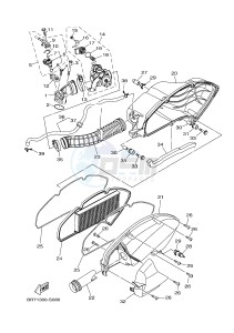 MWS125-A TRICITY 125 (BR71 BR74) drawing INTAKE