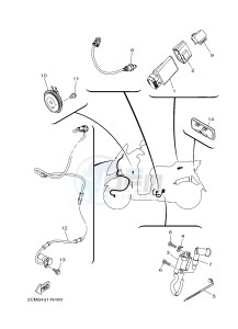 MW125 TRICITY 125 (2CMJ 2CMK) drawing ELECTRICAL 2