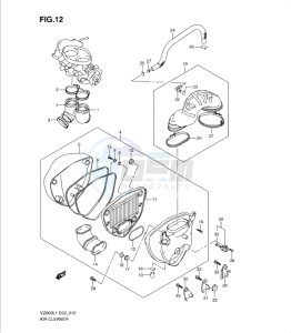 VZ800L1 drawing AIR CLEANER