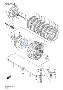 DL650 ABS V-STROM EU drawing CLUTCH