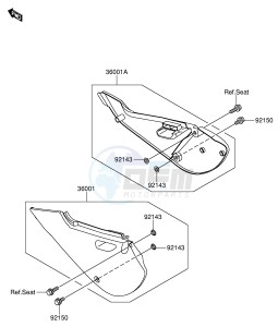 RM65 (E3) drawing SIDE COVER