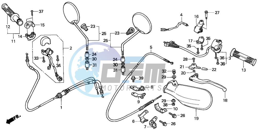 HANDLE LEVER/SWITCH/CABLE (2)