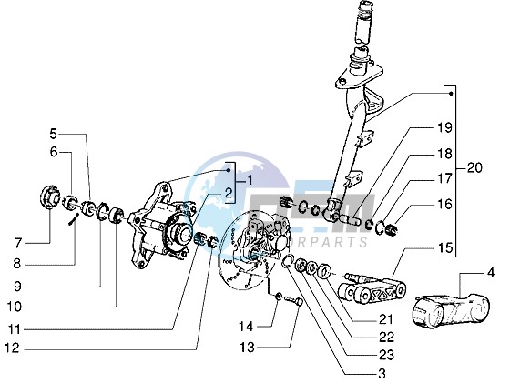 Steering column - Disc brake