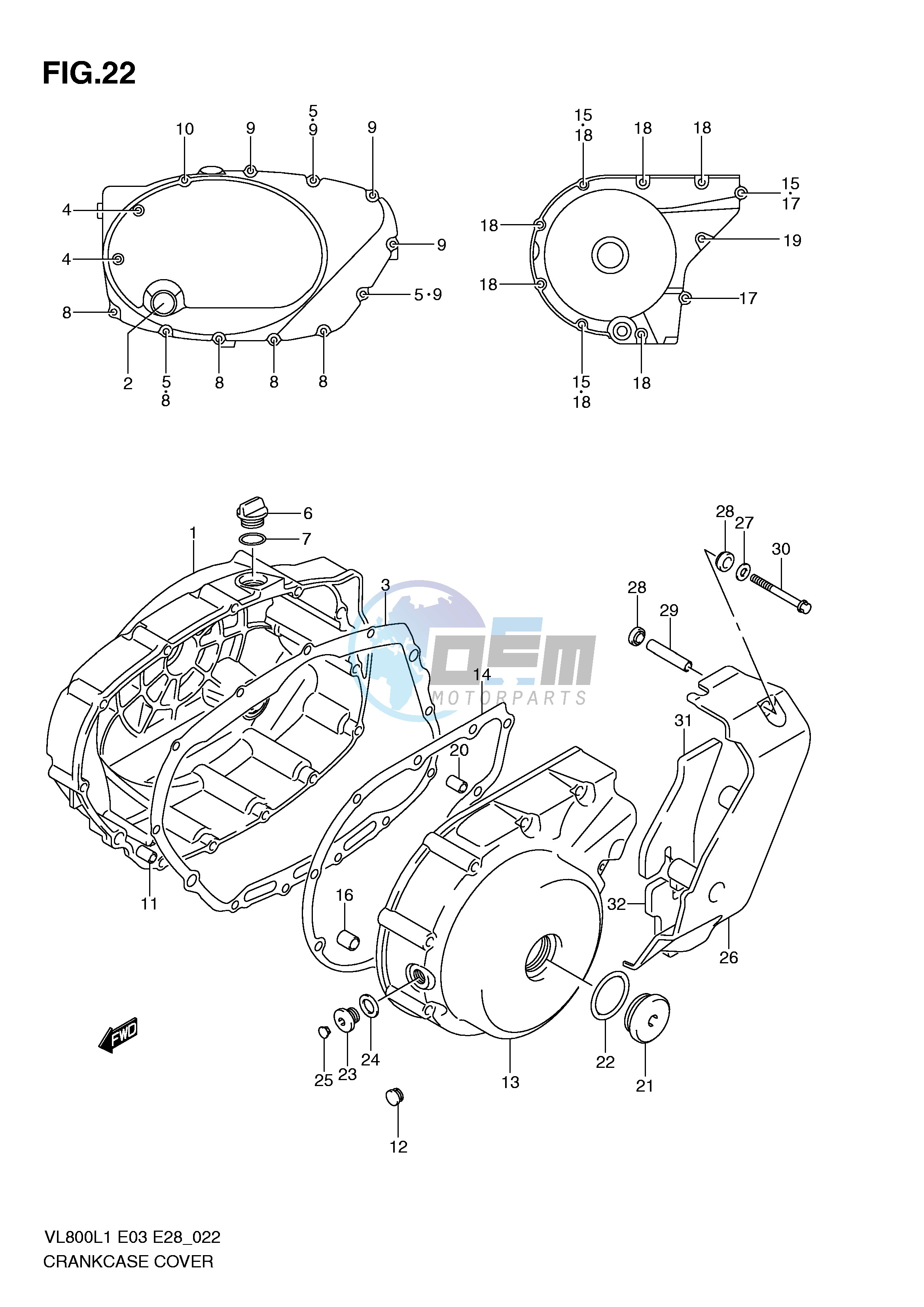 CRANKCASE COVER