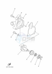 YFZ450R (BKD5) drawing WATER PUMP