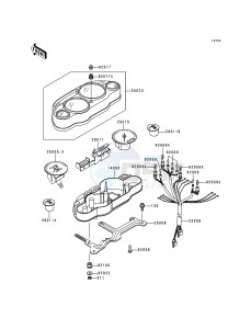 ZX 600 E [NINJA ZX-6] (E4-E6) [NINJA ZX-6] drawing METER-- S- --- ZX600-E4- -