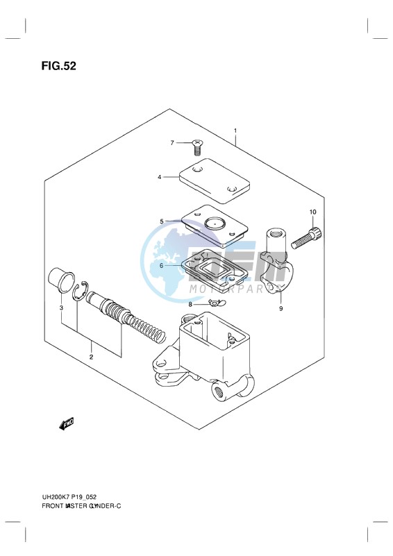 FRONT MASTER CYLINDER