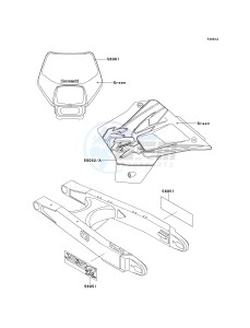 KDX 220 A [KDX220R] (A4-A8) [KDX220R] drawing DECALS-- KDX220-A5- -