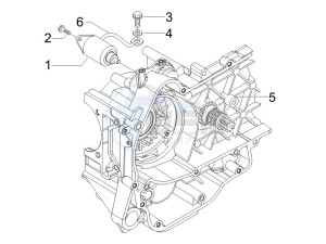 GTS 125 4T E3 drawing Starter - Electric starter