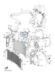 FZ1-N FZ1 (NAKED) 1000 (1EC4 1EC5 1EC6) drawing RADIATOR & HOSE