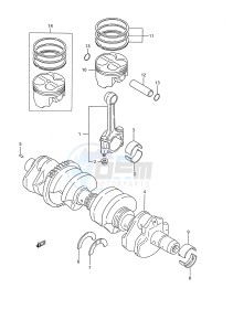 GSX750F (E28) drawing CRANKSHAFT