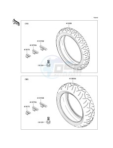 ZX636 C [NINJA ZX-6R] (C6F) C6F drawing TIRES