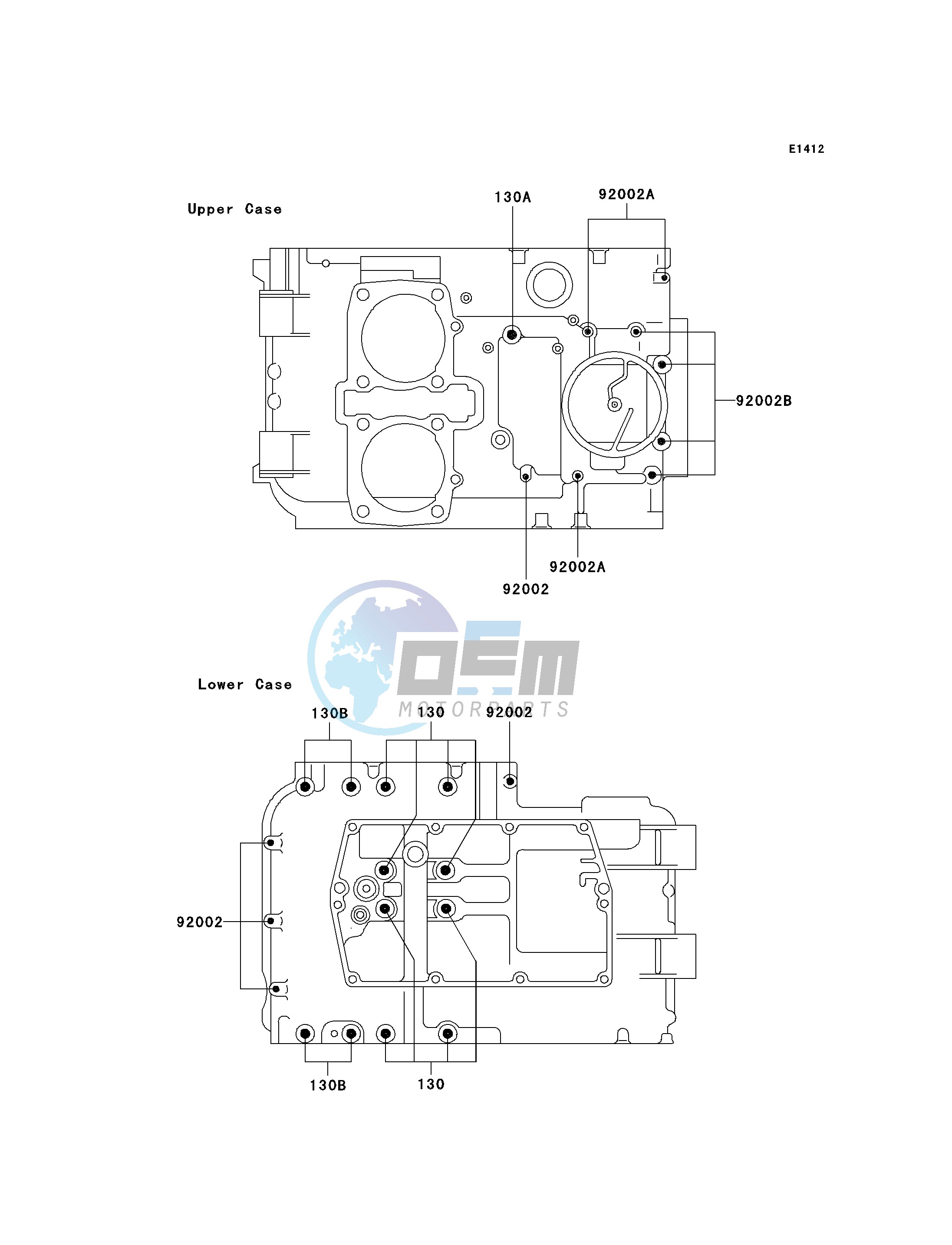 CRANKCASE BOLT PATTERN