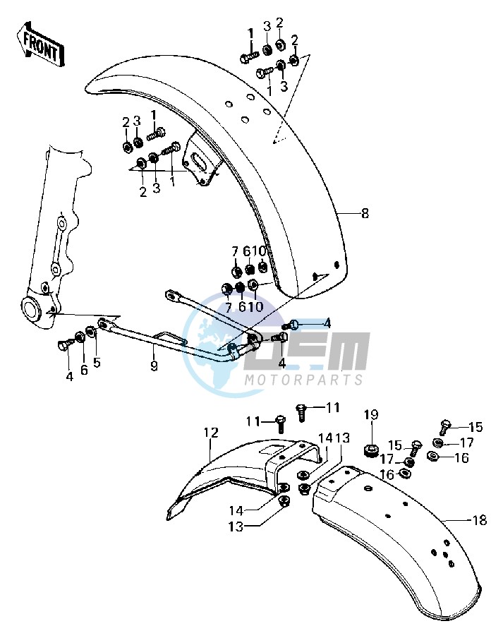 FENDERS -- 80 D1- -