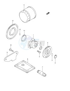 DL650 (E2) V-Strom drawing OIL PUMP