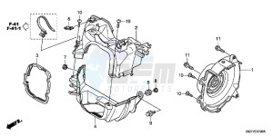 NSC50E Vision 50 - NSC50E UK - (E) drawing SHROUD/FAN COVER