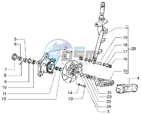 Steering column - Disc brake