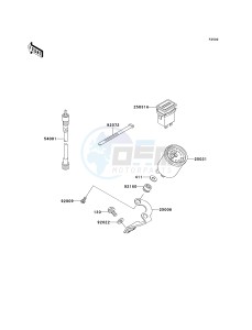 KAF 950 B [MULE 3010 DIESEL 4X4] (B7F) B6F drawing METER-- S- -