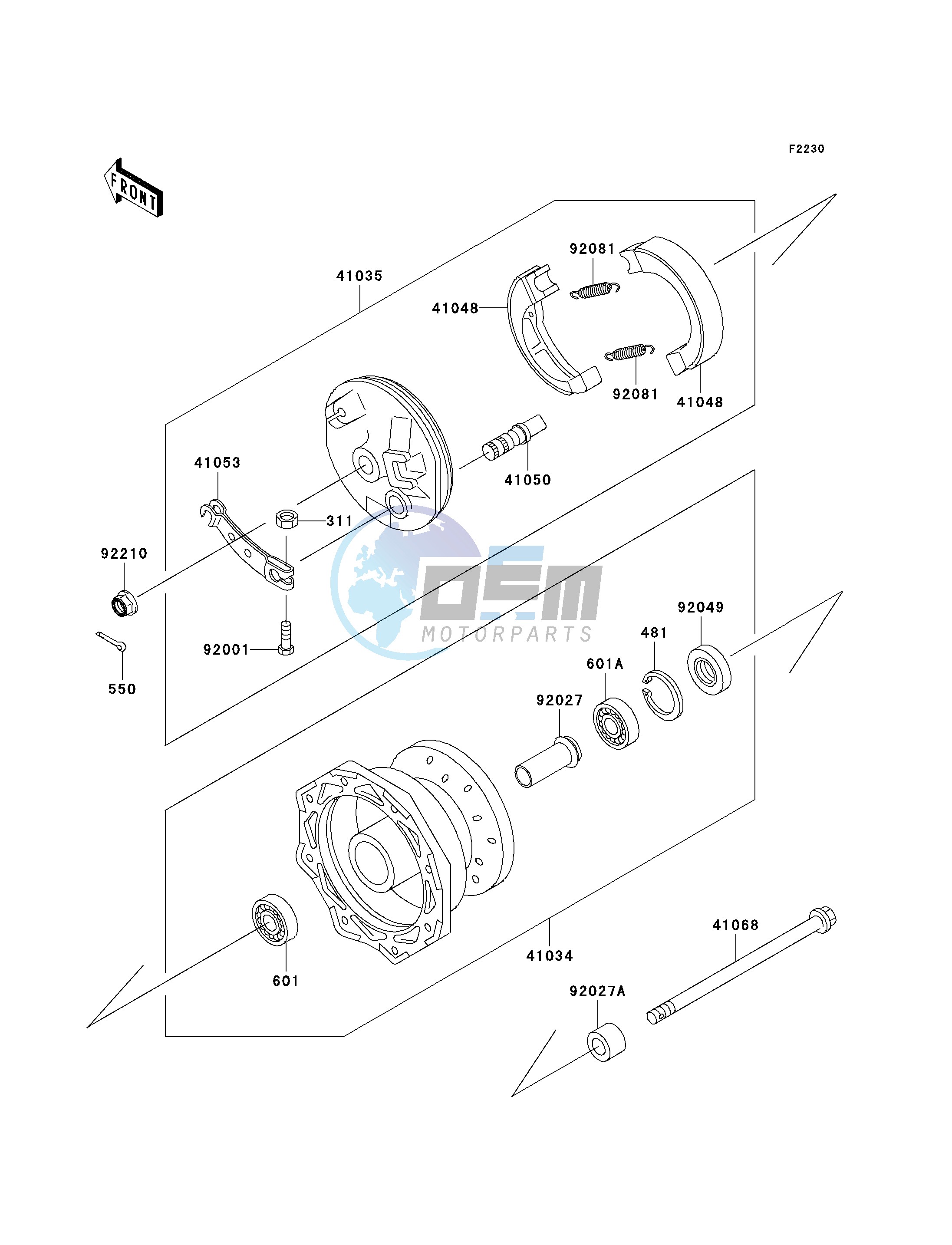 FRONT HUB