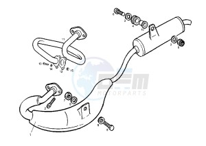 GPR REPLICA RACING - 50 cc drawing OIL AND WATER PUMP