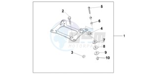 CBF1000SA France - (F / ABS CMF) drawing KIT CARRIER BRKT