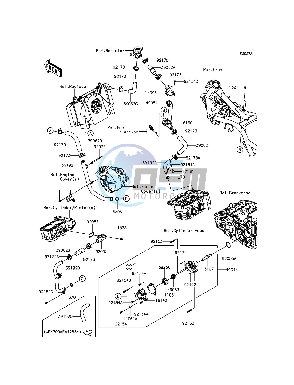 Water Pipe(EX300AEA39568-)