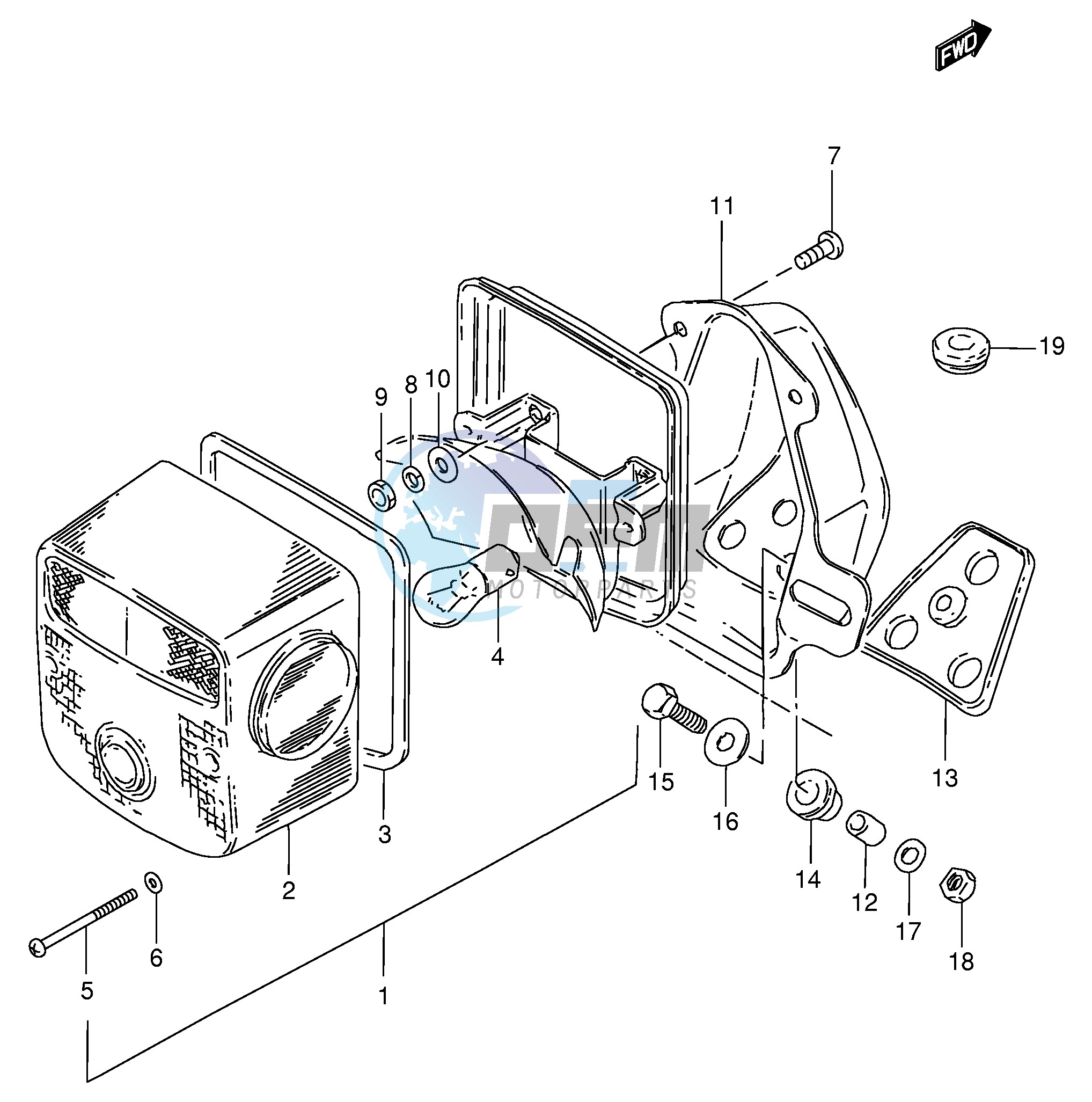 REAR COMBINATION LAMP