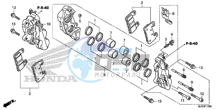 FRONT BRAKE CALIPER