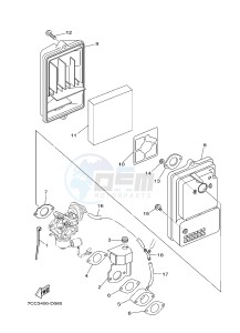 EF6600/E 357 (7C62 7C63 7C63 7C68) drawing INTAKE 1