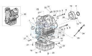 Stelvio 1200 - NTX - ABS 1200 drawing Crank-case I