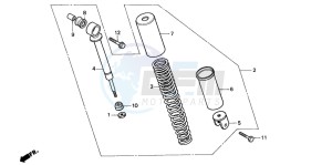 PK50M drawing REAR CUSHION