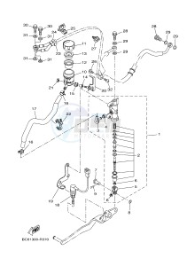 MTT690-U MT-07 TRACER TRACER 700 (BC62 BC62 BC62 BC62 BC62) drawing REAR MASTER CYLINDER