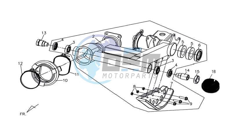 SUSPENSION - REAR FORK